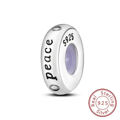 Fit Original Charms Beads 925 Sterling Silver Clip Charms Zircon