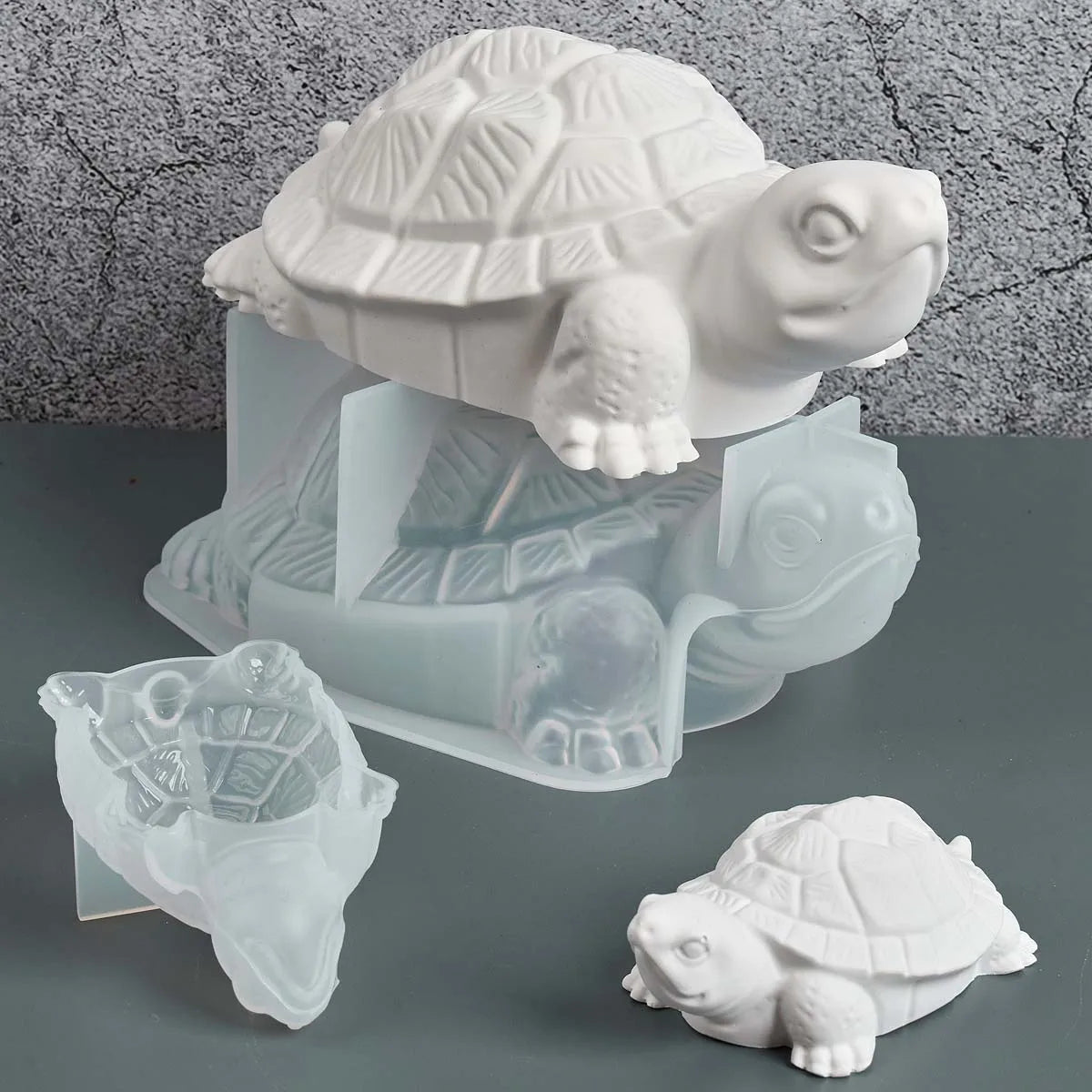 Stereo Turtle Silicone Candle Mold DIY Handmade Animal Shape Aromath