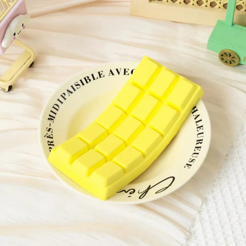 Simulated Chocolate Squeeze Toy PU Soft and Slow Rebound Office Stress