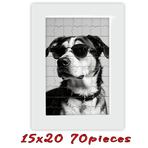 【Custom】Framed Wooden Puzzles, Custom Graduation Photo Puzzles as