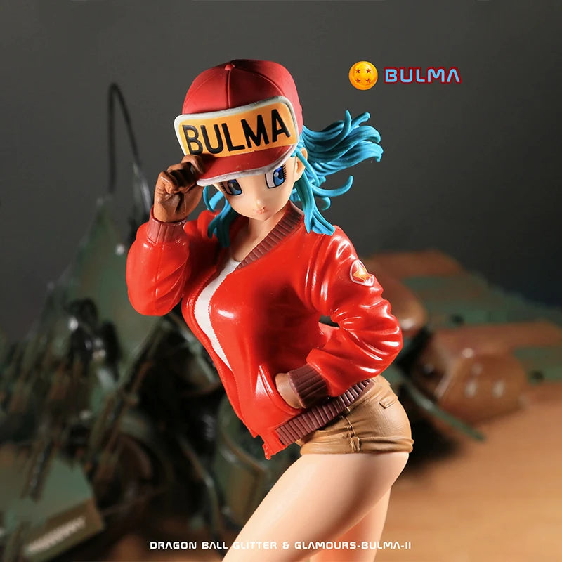 7.87in/26cm Anime Figure Dragon Ball Z Bulma Action Figures Pvc Statue