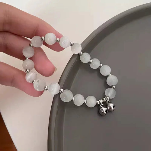 New Simple Beads Crystal Bracelet For Women Girls Korean ins Flower