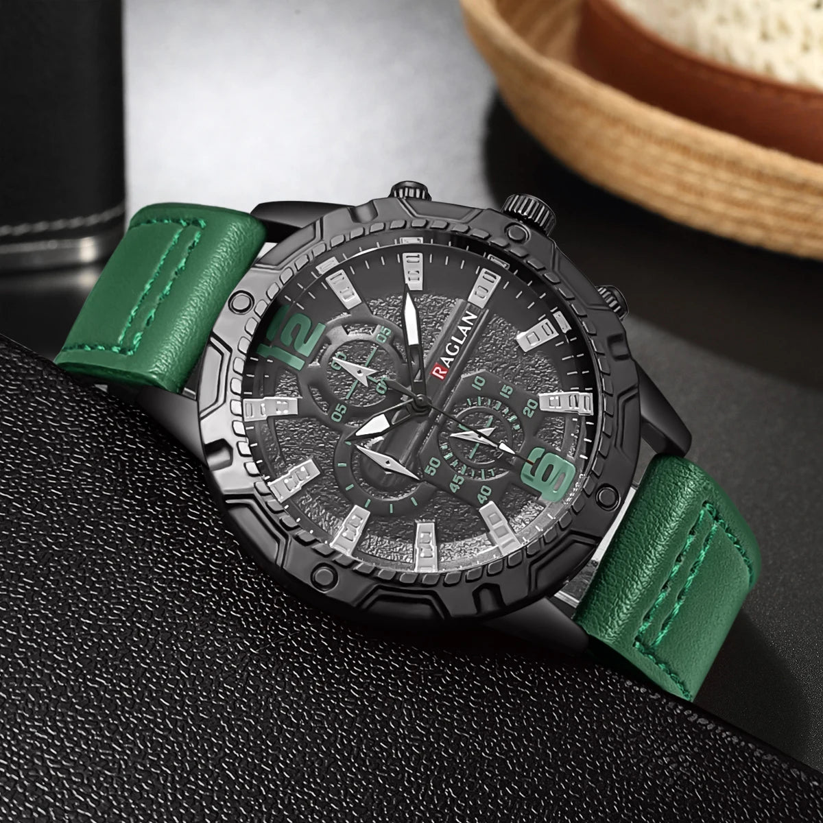 Top Brand Watch For Men Fashion Watches Leather Strap Clock Man