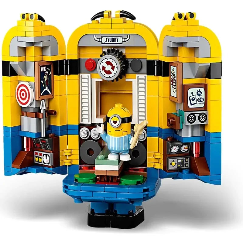 Hot Toys Despicable Me Mini Cute Play Puzzle Built Minion Building
