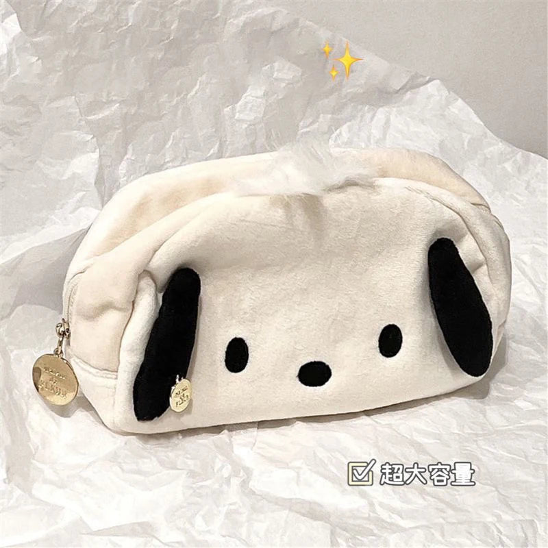 Kitty Pochacco Cute Plush Japanese Ins Style Pencil High-capacity Case