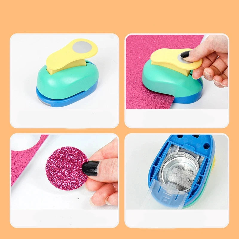 Assorted Circle Punch Set (8/16/25/38/50/75mm) - Vibrant Paper Craft