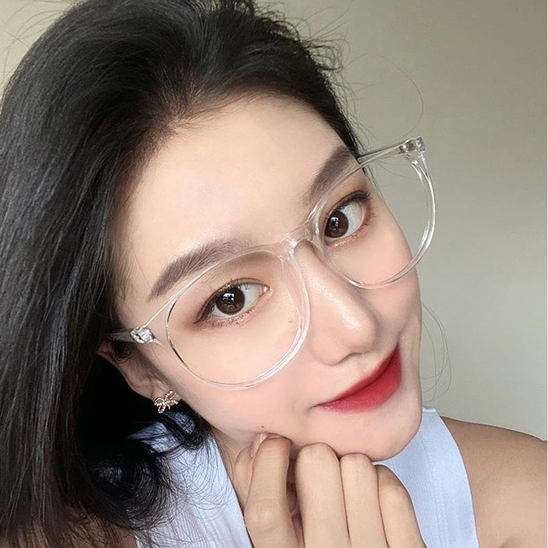1PC  simple anti-blue light glasses ladies sunglasses ultra light