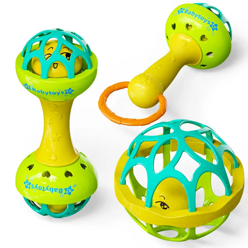 3/1pcs Baby Rattles 0 12 Months Baby Educational Toys Shaker Grab Spin