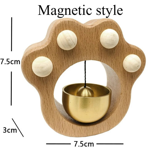 Dopamine Wind Chime Magnetic Indoor Wind Chime, Oak Material Doorbell
