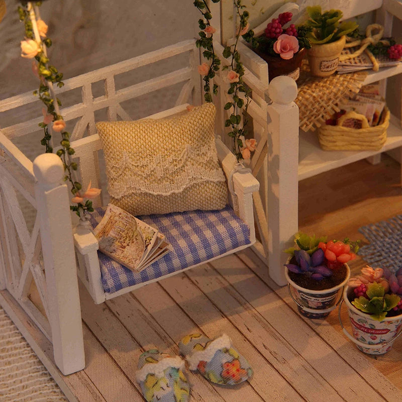 Kitten Mini Doll House 3D Puzzle Assembly Model Building Kit Creative