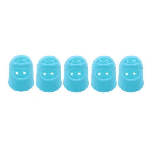 5pcs/Lot Multifunctional Silicone Thimbles Hollowed Out Breathable