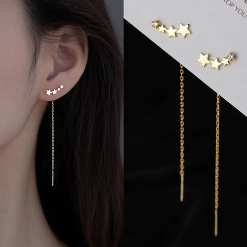 New Fashion Gold Color Leaf Earrings For Women Exquisite Mini Set