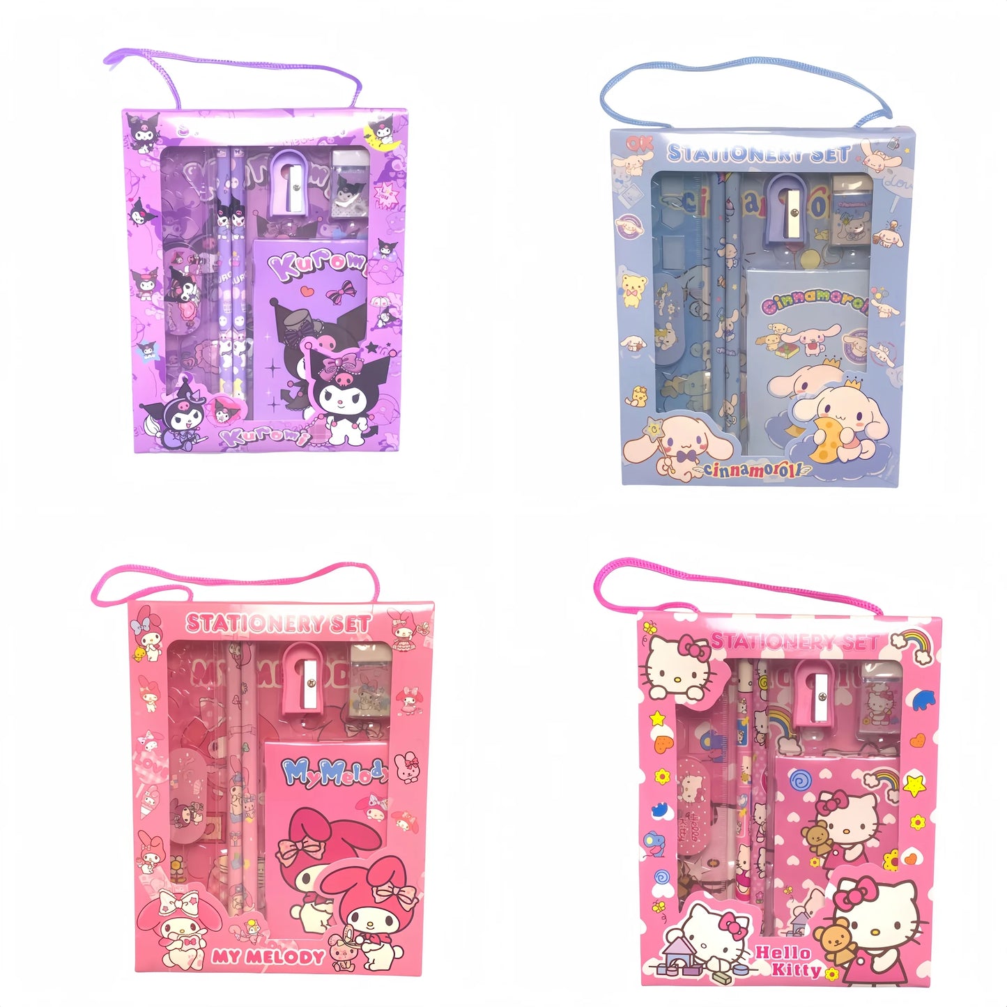 Sanrio Hello Kitty My Melody Kuromi Cinnamoroll stationery gift box