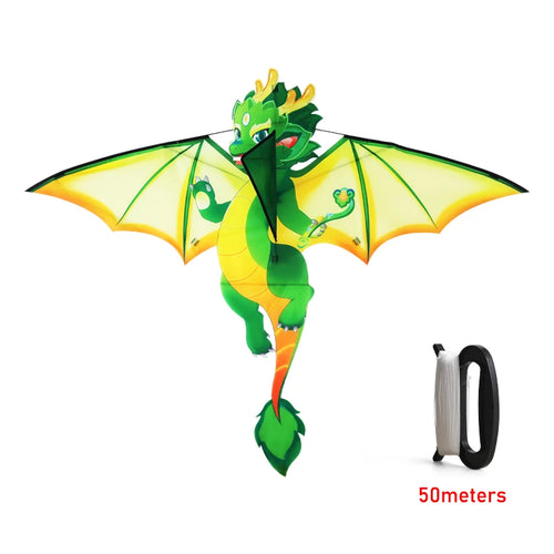 Yongjian Green Chinese Dragon Kite Upgraded Hot Cut Craft Cartoon Kite
