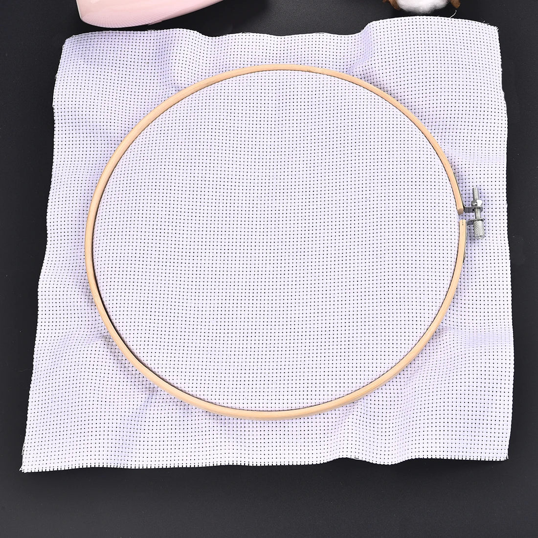 10pcs/Set 10-30cm Wooden Embroidery Hoops Frame Set Bamboo Embroidery