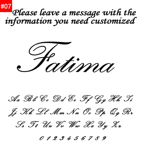 Customized Name Letter Necklace Personalized Stainless Steel Simple