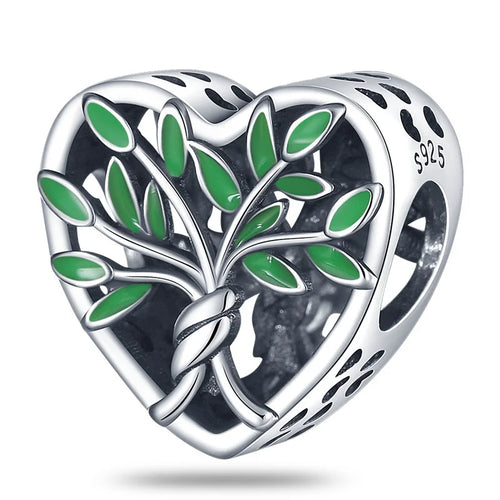Womens Tree Of Life Pendant Charms Bead For Pandora 925 Silver