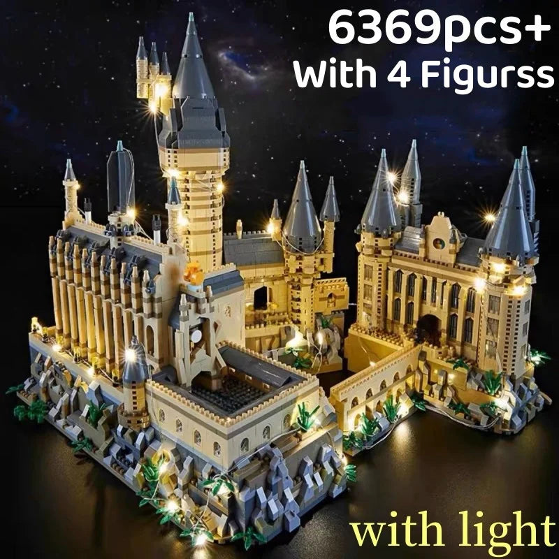 Micro Bricks City Creative Medieval Magic School Castle Famous