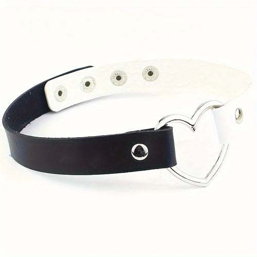 1pc Fashion Punk Gothic Necklace Collar, Rivet Choker Y2K Necklace For