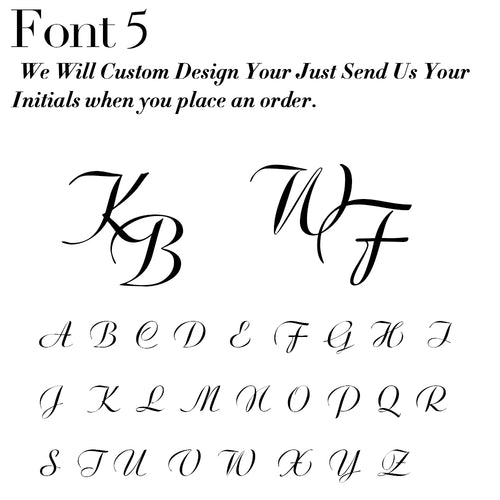 Tangula Custom Men's Stainless Steel Cufflinks For Groom Initials