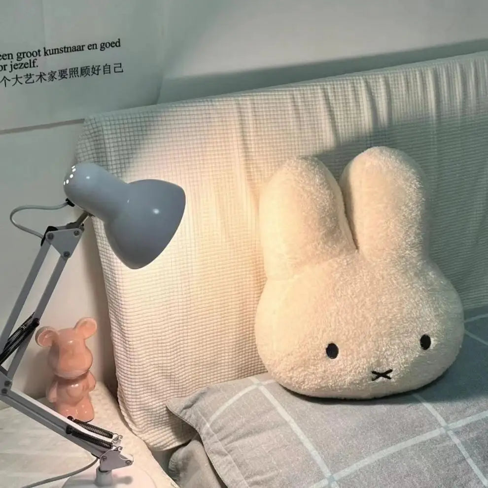 Miffy Black eyes Cute Doll Plush Toy Kawaii Bed Pillow soft