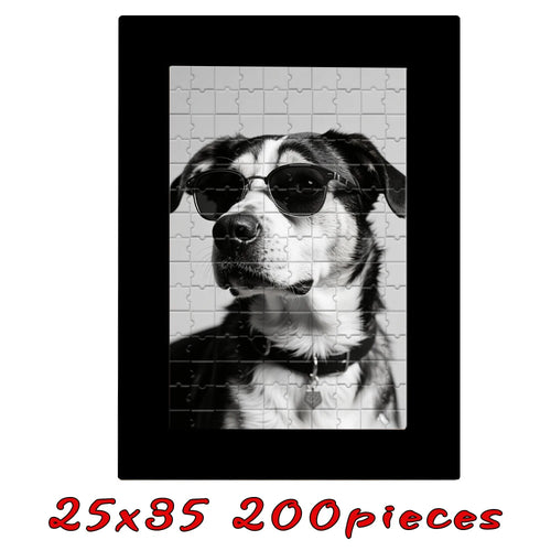 【Custom】Framed Wooden Puzzles, Custom Graduation Photo Puzzles as