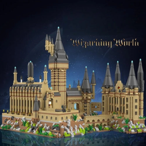 New Magic Hogwarts Castle Micro Building  Blocks Street View