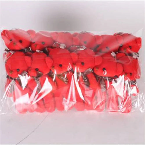 12Pcs/Lot Soft Stuffed Bear Plush Toys Mini Teddy Bear Dolls Toy Small