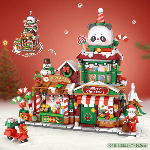 Street View Series Building blocks Izakaya Shaved Ice Shop Takoyaki