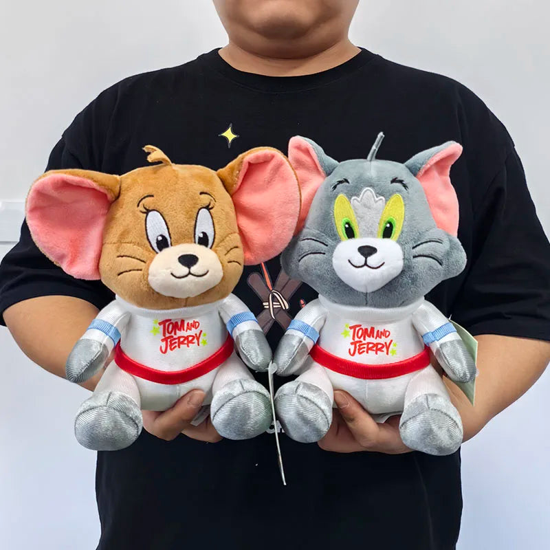 Anime Tom And Jerry Plush Toy Cartoon Movie Figures Cat Mouse Cute