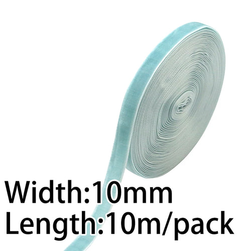 (10 Meters/roll) 10mm Velvet Ribbon Christmas Lace Ribbons Wholesale