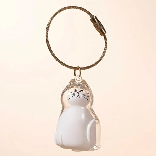 Cat/Dog Hair Storage Capsule Unique Keychain Hanging Pet Memorial