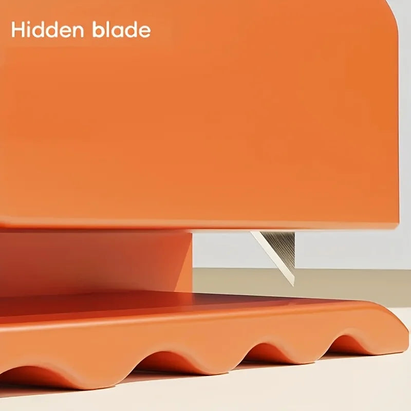 Homemade corrugated cardboard cutter, suitable for making cat