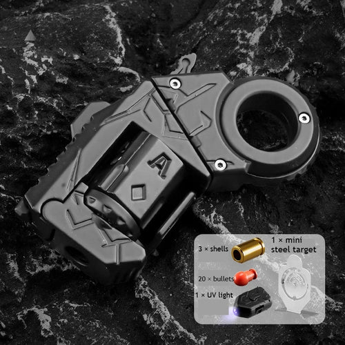 Metal Alloy Shell-Ejecting Toy Pistol Set Fun Shooting Sensory Toy