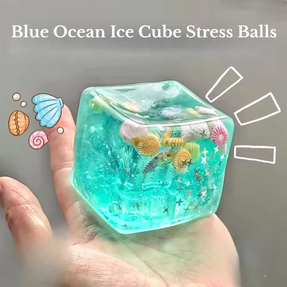 Adults Squishy Ocean Blocks Stress Balls Autism Sensory Toys Stress