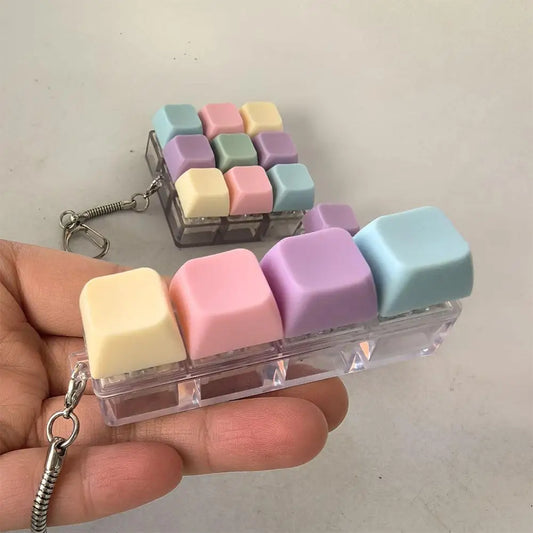 1/4/5/9 Button Keyboard Fidget Clicker Mechanical Keyboard Fidget