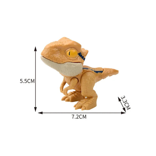 Jurassic Finger Dinosaur Triceratops Tyrannosaurus Model Toys for Kids