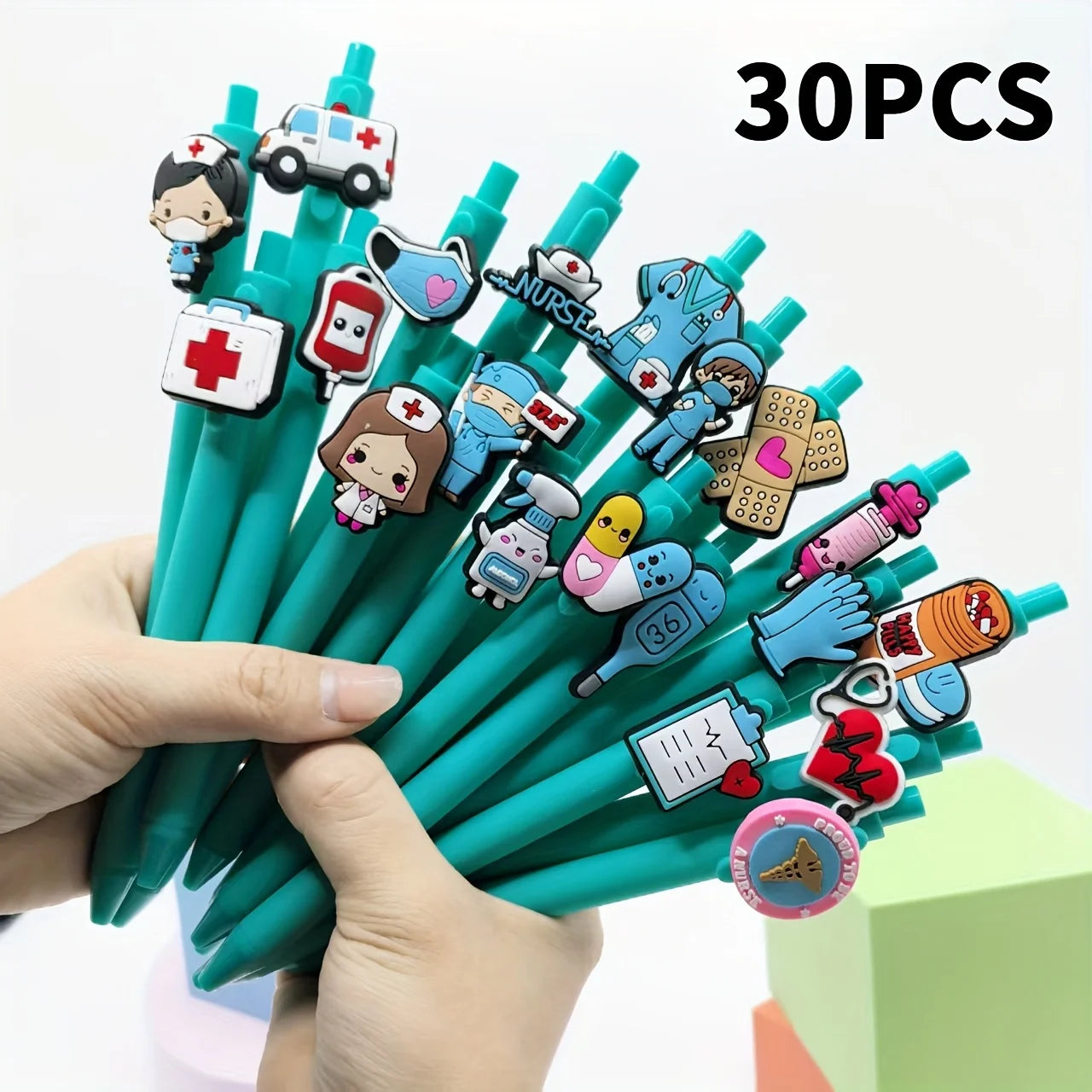 20/30/5pcs Nurse Doctor Writing Gel Pens Medical Record Pen Nurses Day