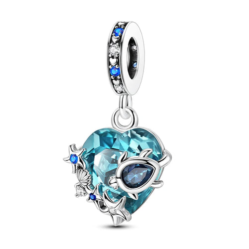 New 925 Sterling Silver Charms Beads Pendants Tree of Life Turtle Love