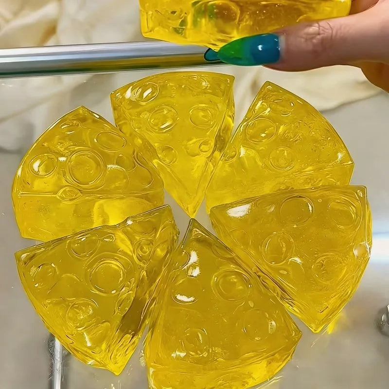Squishy Honey Cheese Square Fidgets Toys Super Soft Mochi Cheese