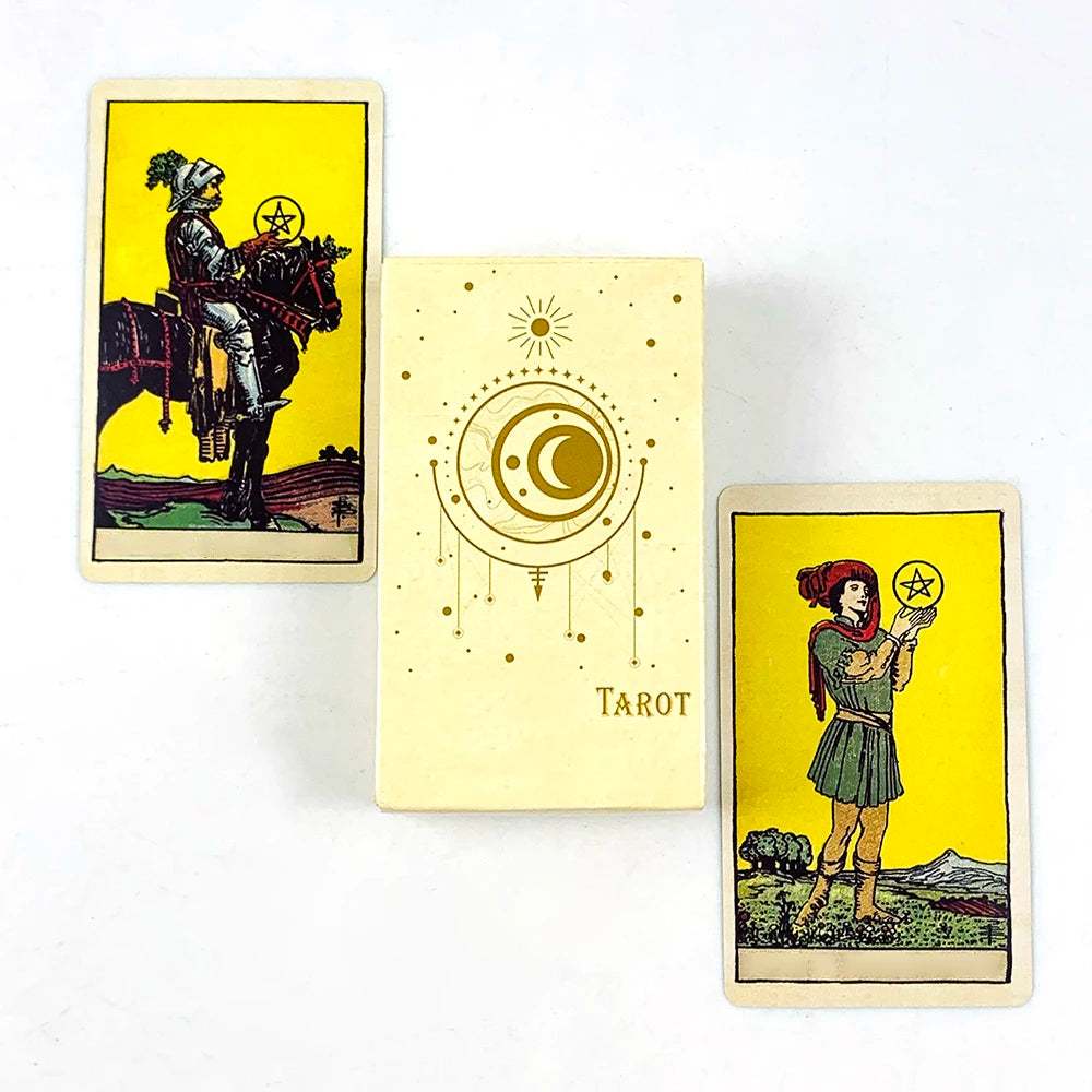 Tarot Cards Deck 78Pcs For Easy Beginners Fate Fortune Telling