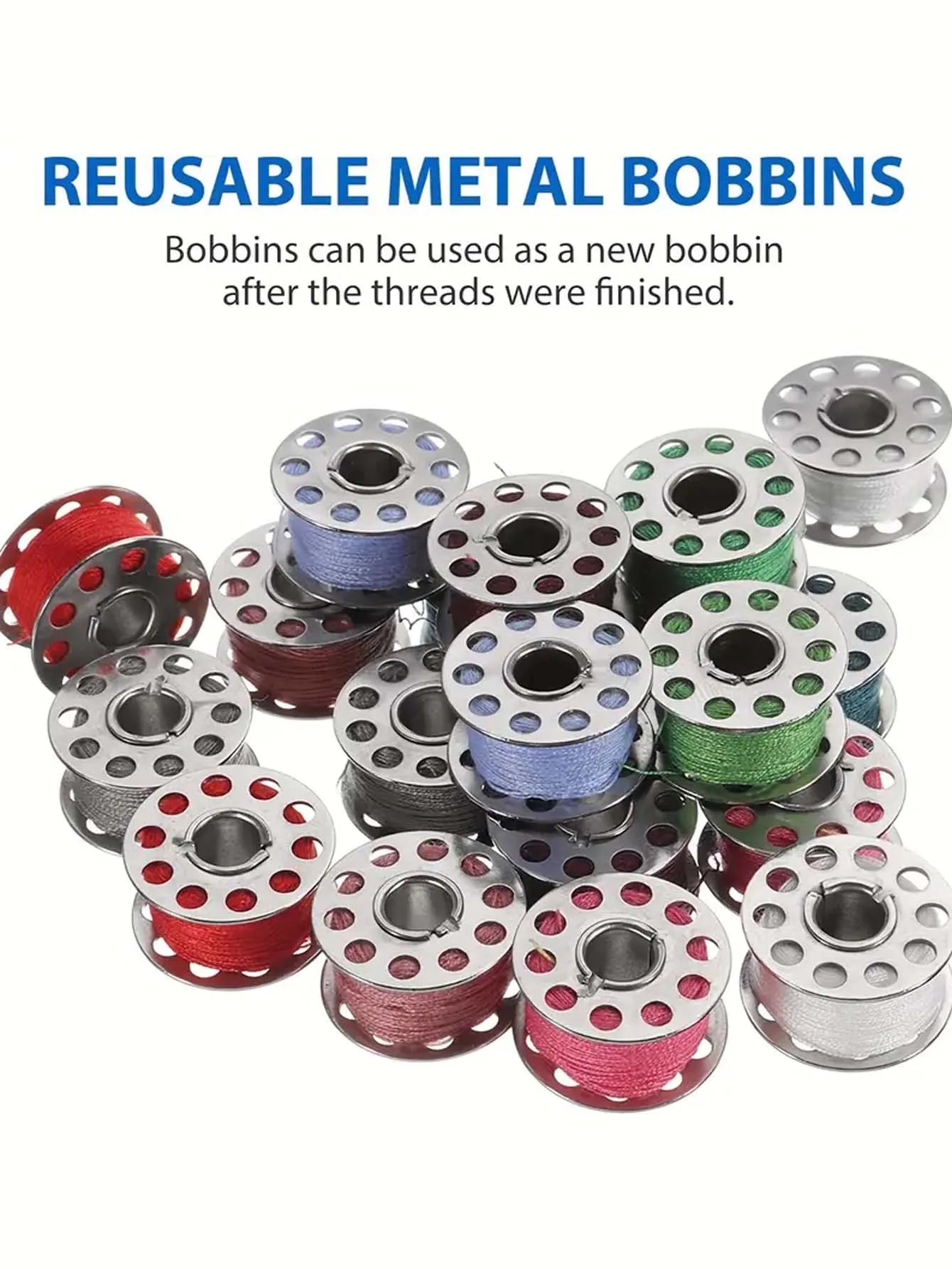Stainless Steel Bobbins for Brother Sewing Machines Durable Metal