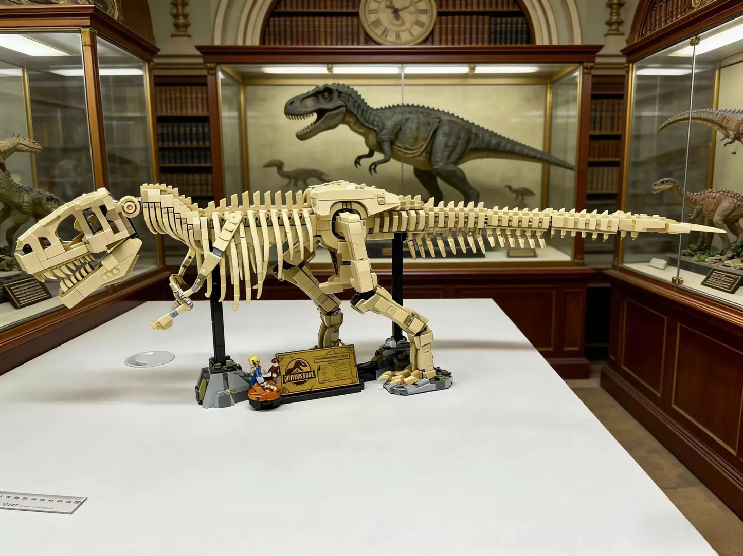 Creative series 3145pcs100cm dinosaur bone Tyrannosaurus fossil model