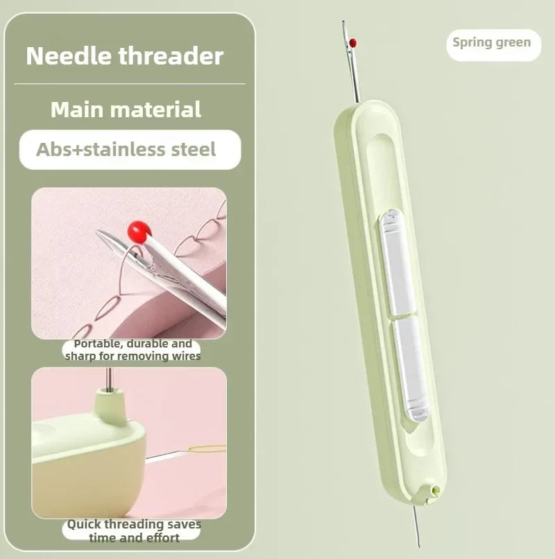2 In 1 Needle Threader and Seam Ripper Tool Multifunctional Sewing