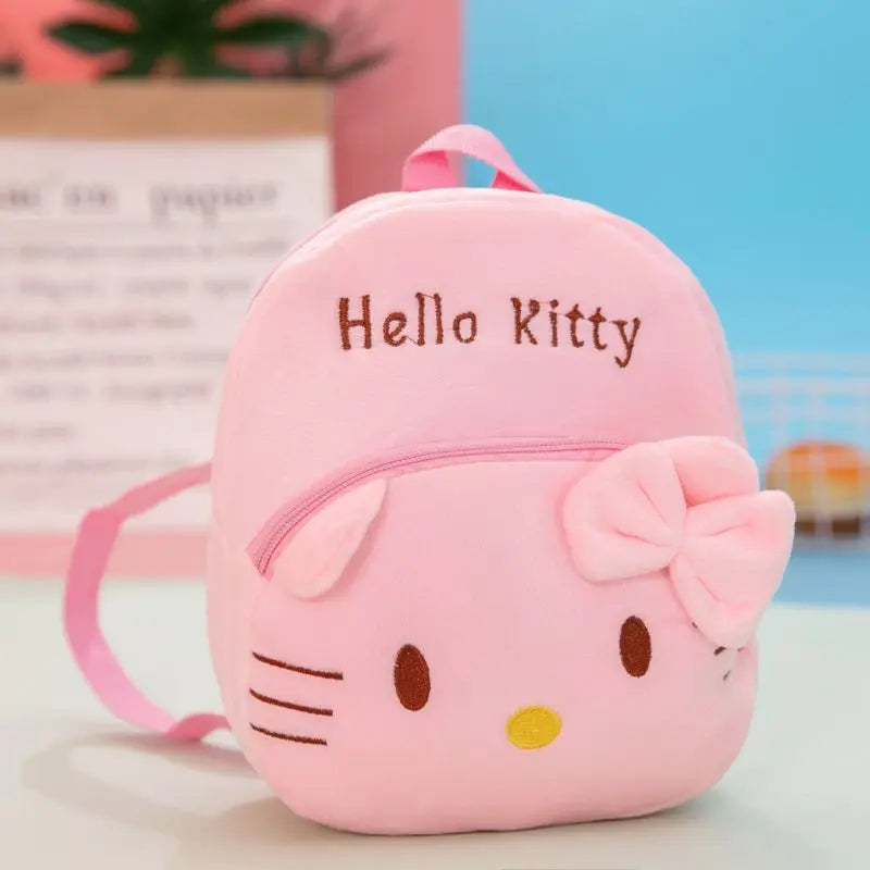 Hello Kitty Anime Cute Backpack Cartoon Plush Backpack Kindergarten