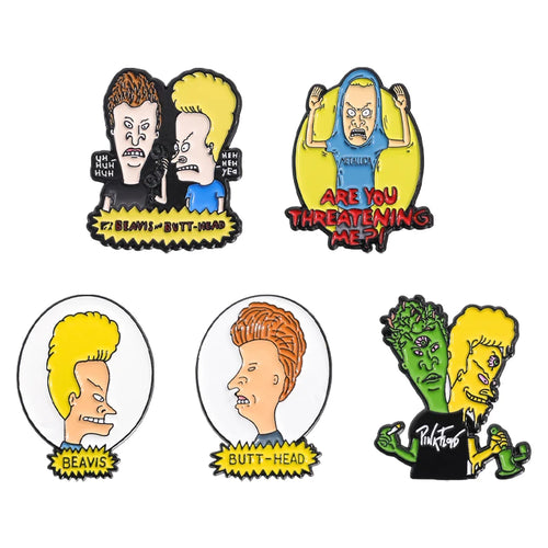 2-9pcs/set Cartoon Characters Collection Enamel Pins Cool Cute Anime