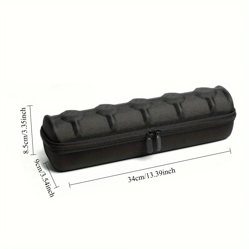 5-Grid Hard Shell Watch Organizer - Portable Travel Case with Pillow
