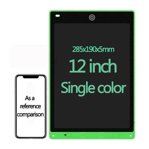 10/12/inch LCD Writing Tablet Drawing Board Kids Graffiti Sketchpad