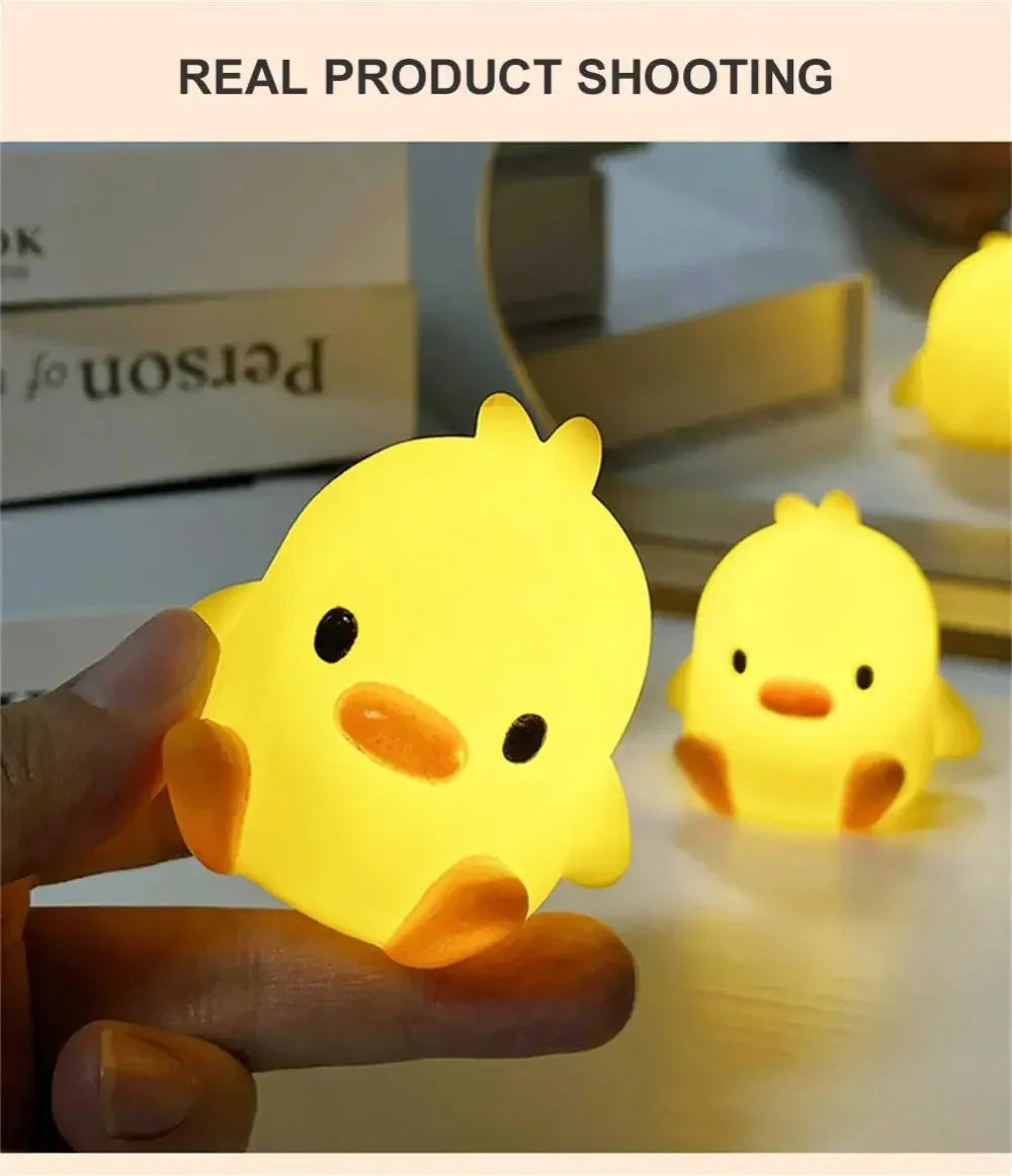 Duck Night Light Bedroom Decoration Cute Cartoon Animal Night Light