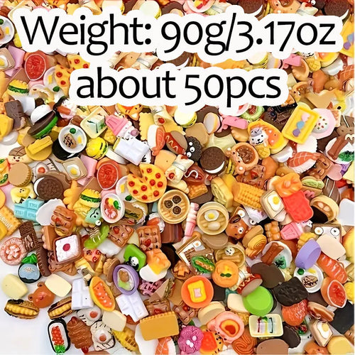 Mini Food Toys Mixed Style Resin Food Doll Kitchen Mini Food Statue